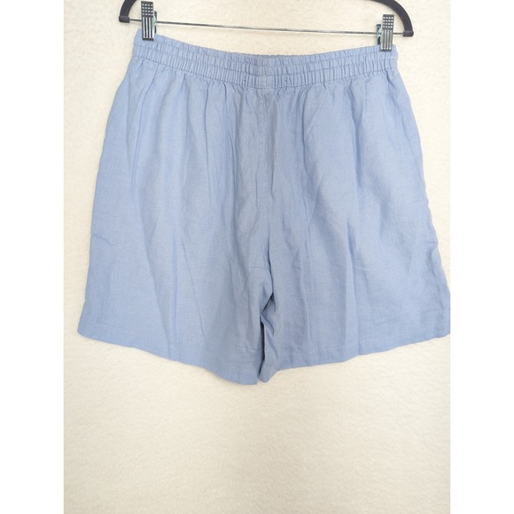 Gloria Vanderbilt Women's Bermuda Linen Blend‎ Lavender Shorts M - Picture 2 of 9